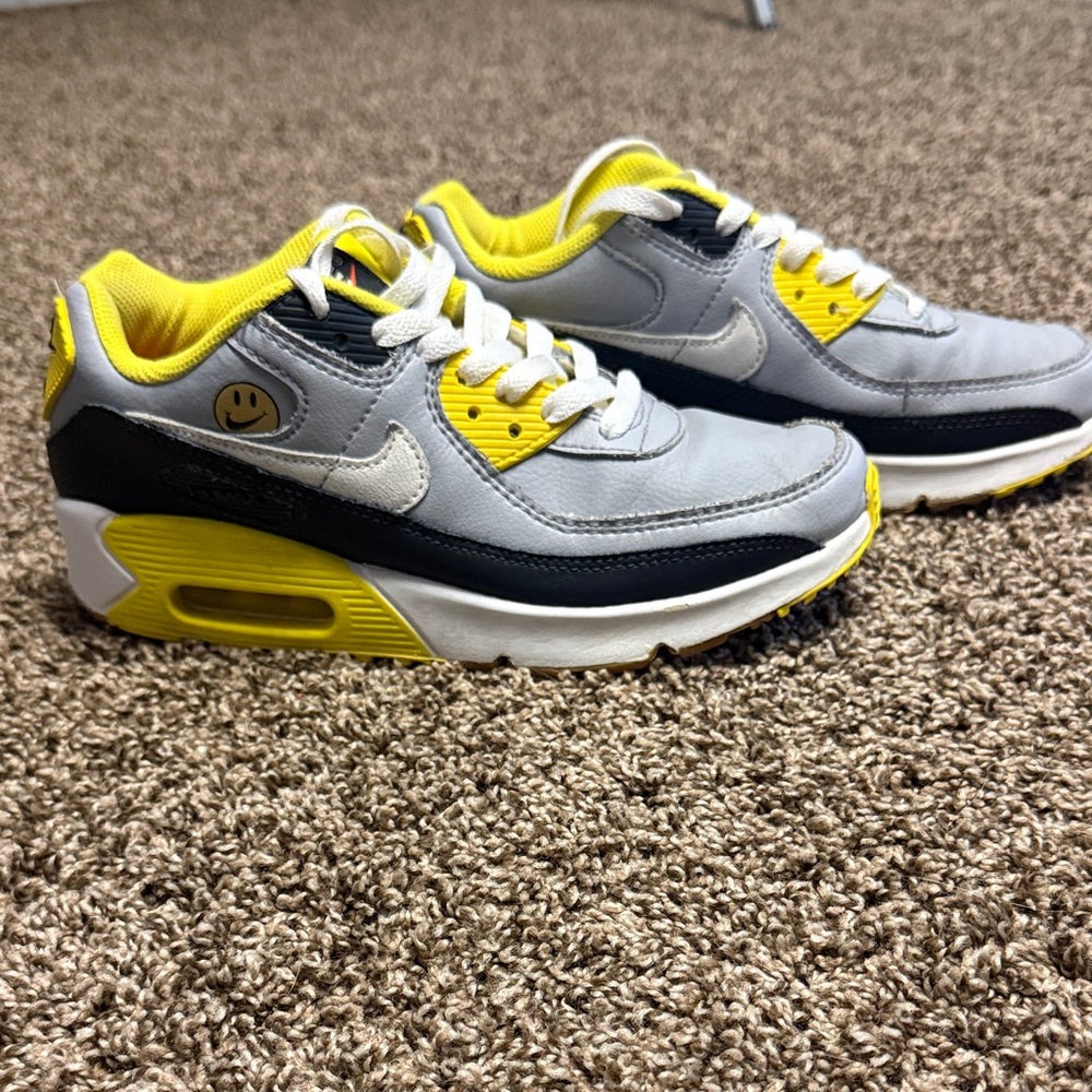 You Gray and Yellow Nike air max 90’s